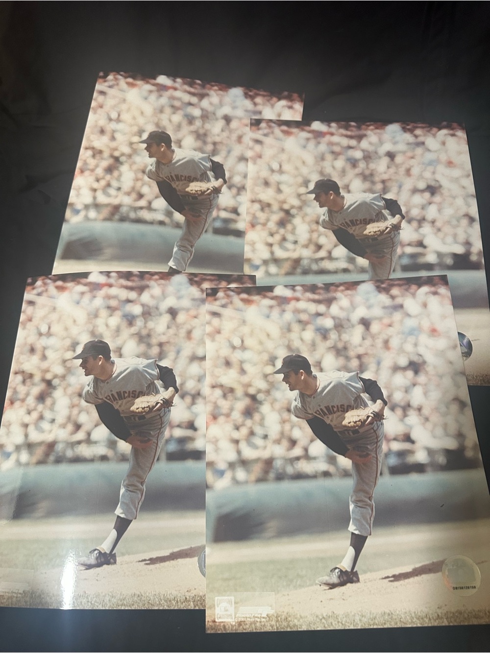 Lot of 4 Gaylord Perry 8x10 San Francisco Giants Wall Art Print